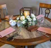 Wood-Lantern-with-Candle-Poly-Sign-Table-Number-White-Centerpiece